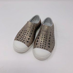 Children’s Native Rose Gold Bling Shoes Size 9